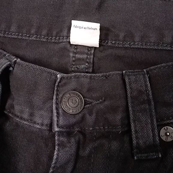 VTG, TRUE RELIGION BRAND JEANS MEN SHOES SIZE 36 100% COTTON - Picture 9 of 13